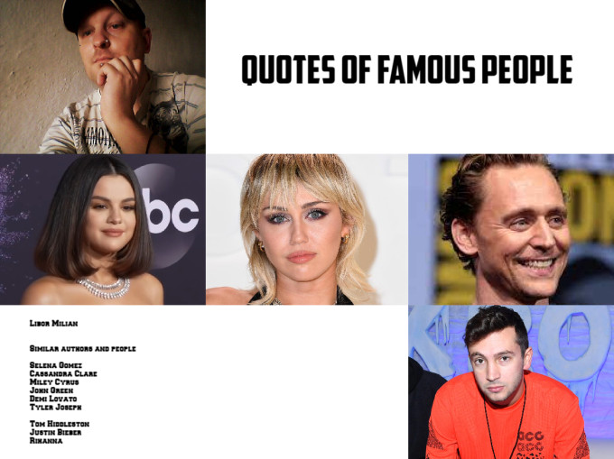 Famous People